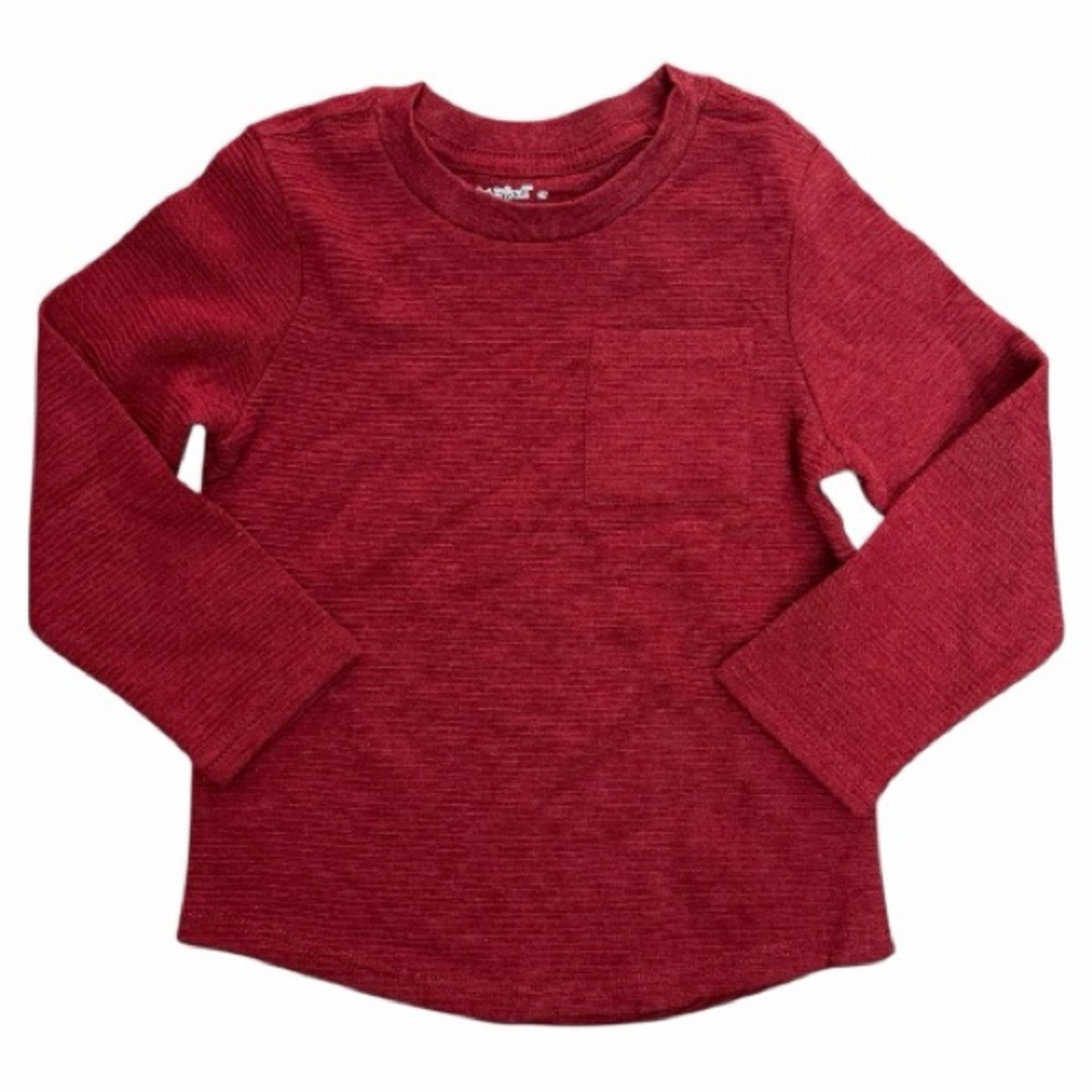 Cat & Jack Toddler Long Sleeve Textured Crewneck T-Shirt
